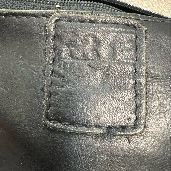 FRYE Black Distressed Leather Convertible Backpack FREE SHIPPING! - Picture 6 of 9